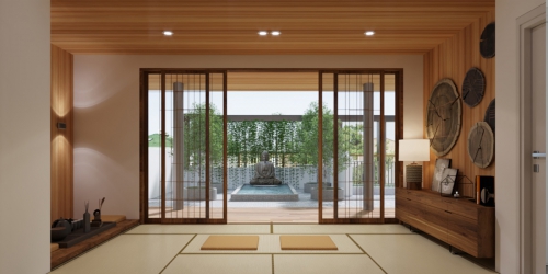 H48 House - Cách kết nối 02 nhà phố thành 01 biệt thự trên nền kết cấu cũ